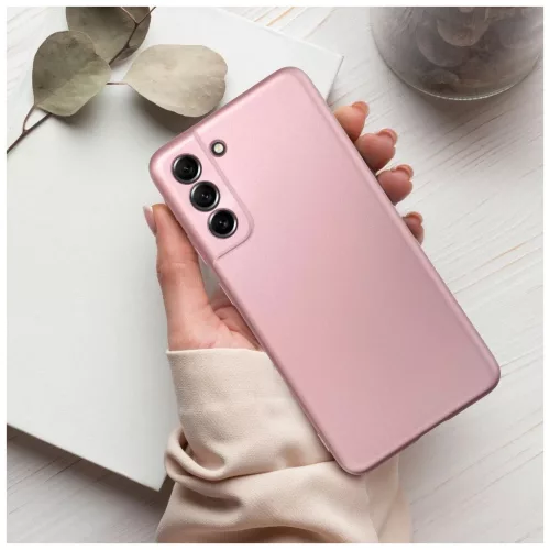 Samsung S25 készülékhez tok metálrózsaszín