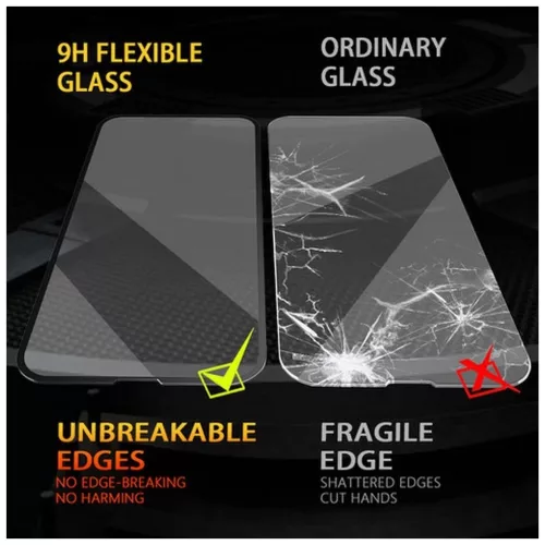 Bestsuit Flexible Hybrid Glass 5D üvegfólia Apple iPhone 13 Pro Max/14 Plus készülékhez, fekete