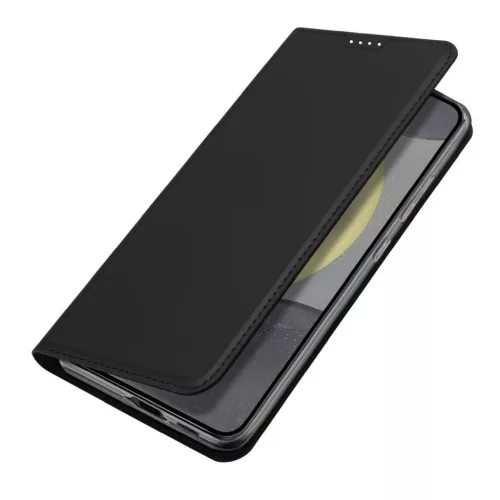 DUX DUCIS SKIN PRO pénztárca tok Samsung S24 FE készülékhez fekete