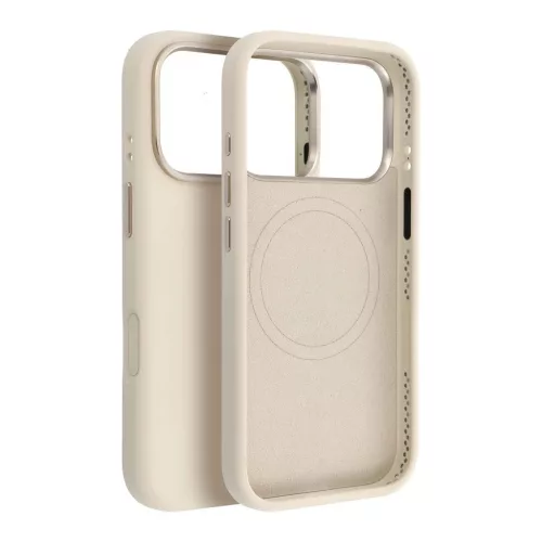Forcell F-Protect Frame Premium MagSafe-kompatibilis tok iPhone 16 Pro készülékhez antik fehér