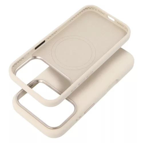 Forcell F-Protect Frame Premium MagSafe-kompatibilis tok iPhone 16 Pro készülékhez antik fehér