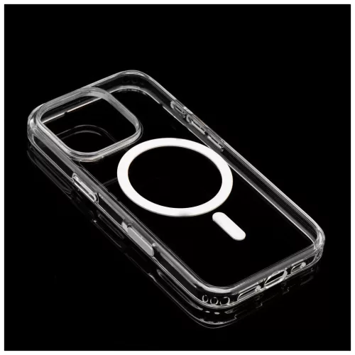 Samsung S26 készülékhez Mag Cover Elite tok (STR / NON-YELLOWING), MagSafe-kompatibilis, átlátszó