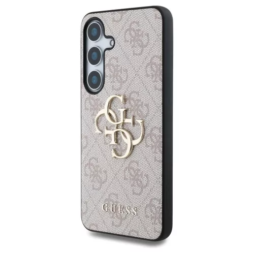 GUESS tok Samsung S25 készülékhez GUHCS25S4GMGPI (4G PU Big Logo) rózsaszín
