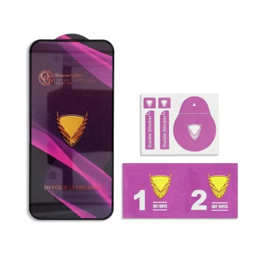 OG 6D Premium Glass kijelzővédő üvegfólia Xiaomi Redmi 15 4G/5G készülékhez fekete