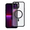 iPhone 13 Pro Max készülékhez Full Matte Mag Cover tok, MagSafe-kompatibilis, fekete
