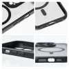 iPhone 13 Pro Max készülékhez Full Matte Mag Cover tok, MagSafe-kompatibilis, fekete