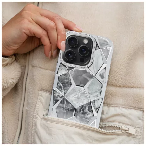 iPhone 14 készülékhez Twinki tok, ezüst