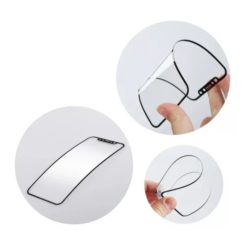 BestSuit Flexible Hybrid Glass 5D (Hot Bending) kijelzővédő Xiaomi Mi 14 Pro készülékhez fekete