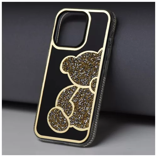 TEDDY BEAR tok iPhone 14 készülékhez, arany