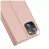 DUX DUCIS SKIN PRO pénztárca tok iPhone 14 Plus készülékhez rózsaszín