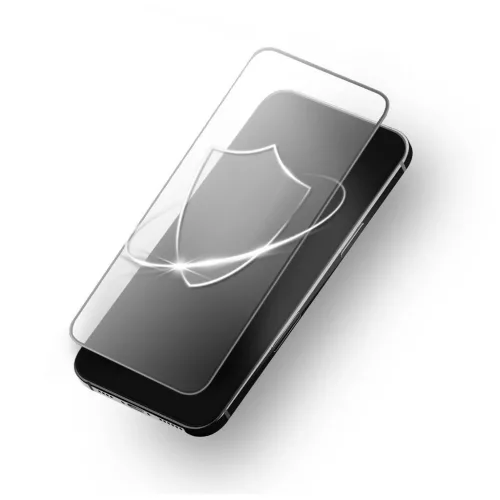 Forcell iPhone 14 Pro Max készülékhez edzett üveg Ultra Clear Glass fekete