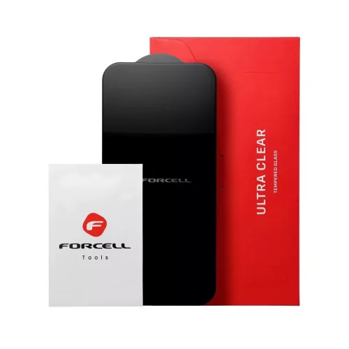 Forcell Ultra Clear Glass edzett üvegfólia iPhone XR és iPhone 11 készülékhez fekete
