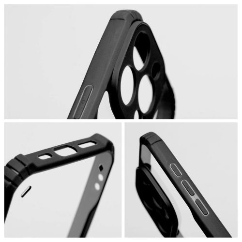 iPhone 16 Pro Max készülékhez ütésálló tok fekete