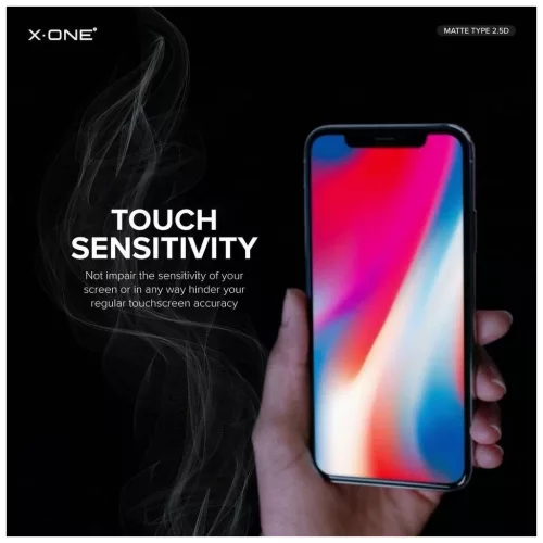 X-ONE Full Cover Extra Strong Crystal Clear edzett üveg kijelzővédő iPhone 11 Pro Max készülékhez (full glue) 9H