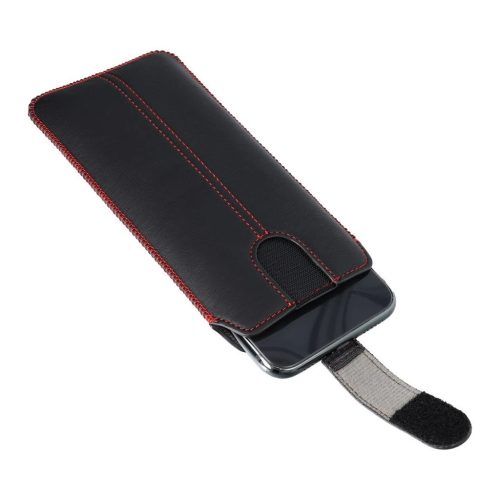 Pocket Universal Ultra Slim tok M4 iPhone 3G/4/4S, Samsung S5830 Galaxy Ace/S6310 Young készülékhez, fekete