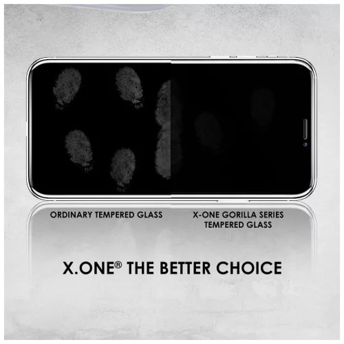 X-ONE Full Cover Extra Strong Matte 9H edzett üvegfólia iPhone 11 készülékhez