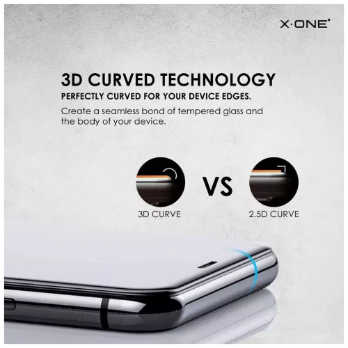 X-ONE Full Cover Extra Strong Matte 9H edzett üvegfólia iPhone 11 készülékhez