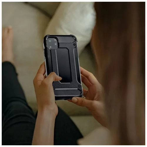 Xiaomi Redmi 9 készülékhez Armor tok fekete