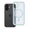 iPhone 16 készülékhez Flexline Mag Cover tok, MagSafe-kompatibilis, zöld