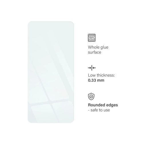 Motorola G82 készülékhez edzett üveg kijelzővédő Blue Star