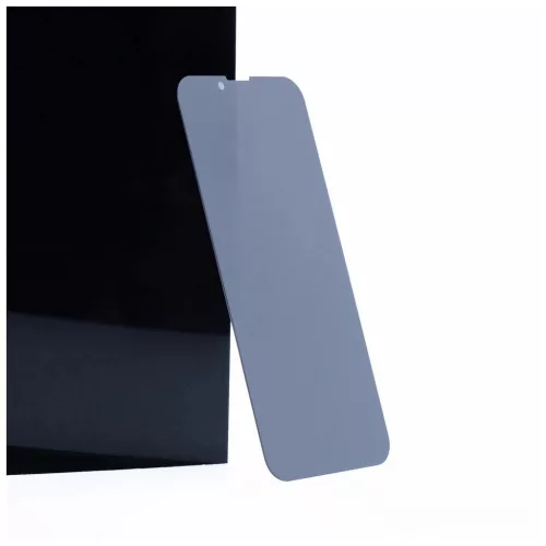 5D Full Glue oldalsó betekintés elleni edzett üvegfólia iPhone 12 Pro Max készülékhez, fekete