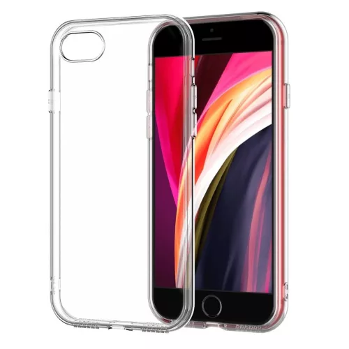 iPhone 7/8/SE 2020/SE 2022 készülékhez 2 mm vastag tok átlátszó