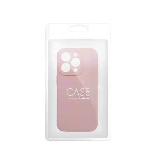 iPhone 12 készülékhez szilikon tok 2 mm púderrózsaszín