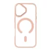 Color Edge Mag Cover tok iPhone 17 készülékhez MagSafe kompatibilis rózsaszín