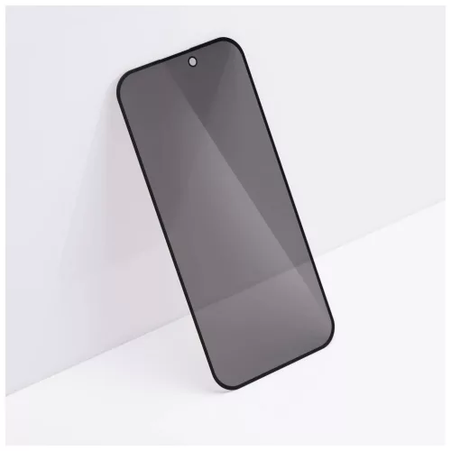 Forcell Privacy Glass edzett üveg kijelzővédő iPhone X / XS / 11 Pro készülékhez fekete