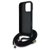 GUESS tok iPhone 16 Pro Max készülékhez GUHCP16XP4GMGCRW (CBDY PU 4G Big Logo W/Cord Strap) barna