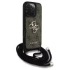GUESS tok iPhone 16 Pro Max készülékhez GUHCP16XP4GMGCRW (CBDY PU 4G Big Logo W/Cord Strap) barna