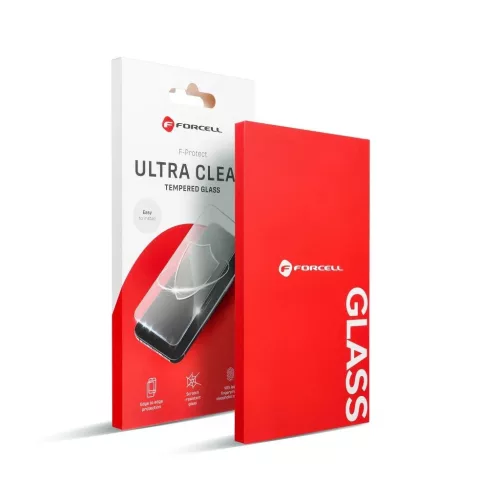 Forcell Ultra Clear Glass edzett üvegfólia iPhone 16 PRO, 17 és 17 PRO készülékhez, fekete