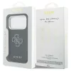GUESS tok iPhone 17 Pro készülékhez GUHCP17L5PS4RGGK (PU FW Resin Logo) fekete