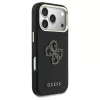 GUESS tok iPhone 17 Pro készülékhez GUHCP17L5PS4RGGK (PU FW Resin Logo) fekete