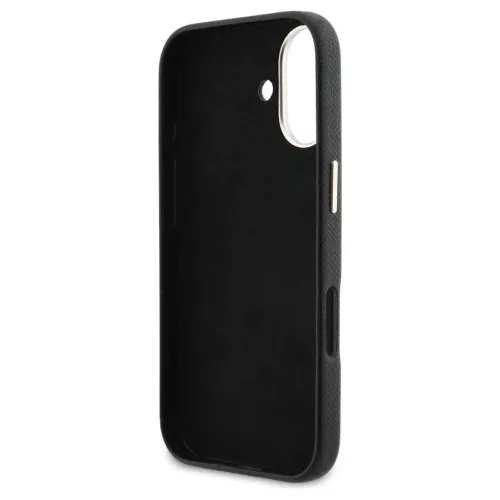 GUESS tok iPhone 17 készülékhez GUHCP17S5PS4RGGK PU FW Resin Logo fekete