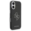GUESS tok iPhone 17 készülékhez GUHCP17S5PS4RGGK PU FW Resin Logo fekete
