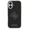 GUESS tok iPhone 17 készülékhez GUHCP17S5PS4RGGK PU FW Resin Logo fekete