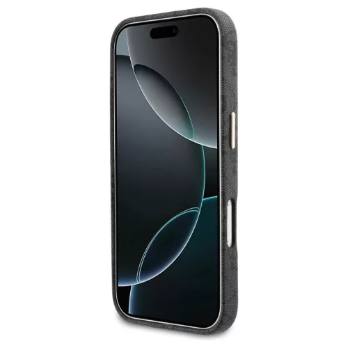 GUESS tok iPhone 17 Pro készülékhez MagSafe-kompatibilis GUHMP17L5P4FWMSK (PU FW 4G Script) fekete