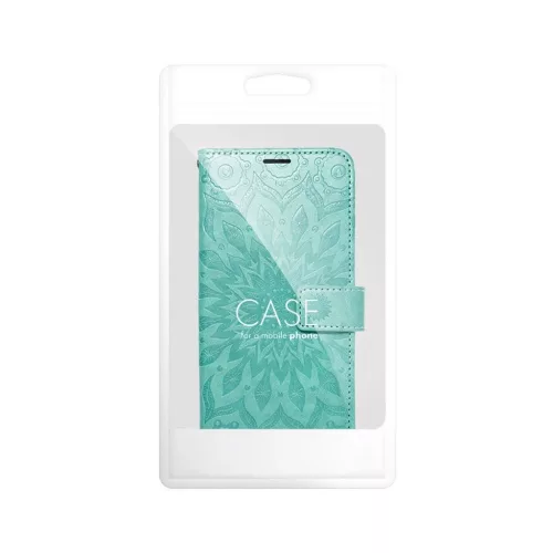 MEZZO könyvtok XIAOMI Redmi Note 13 4G készülékhez mandala zöld