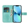 MEZZO könyvtok XIAOMI Redmi Note 13 4G készülékhez mandala zöld