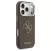 GUESS tok iPhone 17 Pro készülékhez GUHCP17L5PS4RGGW (PU FW Resin Logo) barna