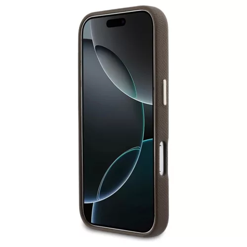 GUESS PU FW Resin Logo tok iPhone 17 Pro Max készülékhez GUHCP17X5PS4RGGW barna