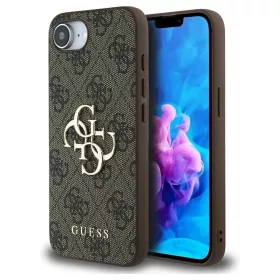   GUESS tok iPhone SE 4 (2025) készülékhez GUHCPSE44GMGBR (4G PU Big Logo) barna