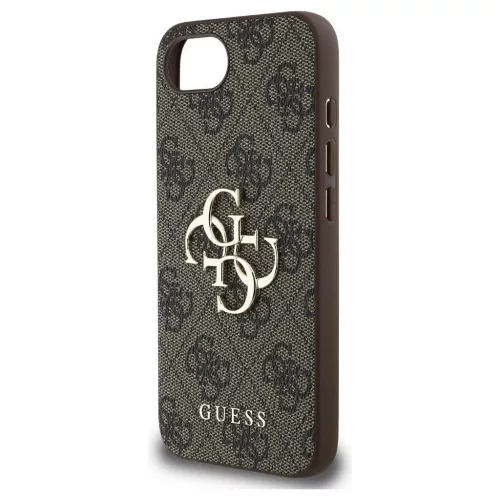 GUESS tok iPhone SE 4 (2025) készülékhez GUHCPSE44GMGBR (4G PU Big Logo) barna