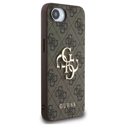 GUESS tok iPhone SE 4 (2025) készülékhez GUHCPSE44GMGBR (4G PU Big Logo) barna