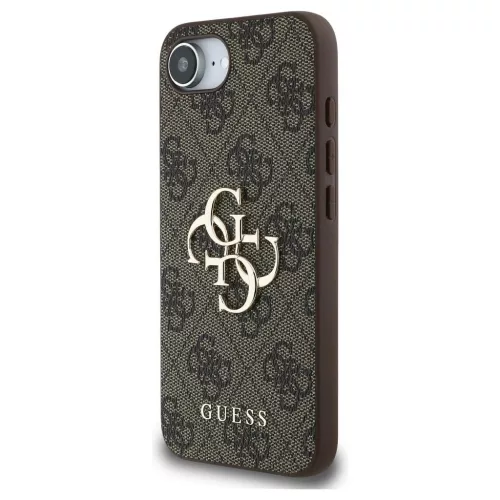 GUESS tok iPhone SE 4 (2025) készülékhez GUHCPSE44GMGBR (4G PU Big Logo) barna