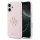 GUESS tok iPhone 17 készülékhez GUHCP17S5PS4RGGP (PU FW Resin Logo) rózsaszín