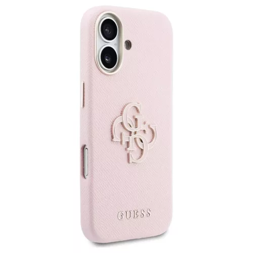 GUESS tok iPhone 17 készülékhez GUHCP17S5PS4RGGP (PU FW Resin Logo) rózsaszín