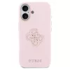 GUESS tok iPhone 17 készülékhez GUHCP17S5PS4RGGP (PU FW Resin Logo) rózsaszín