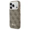 GUESS tok iPhone 17 Pro készülékhez, MagSafe-kompatibilis, GUHMP17L5P4FWMSW (PU FW 4G Script), barna